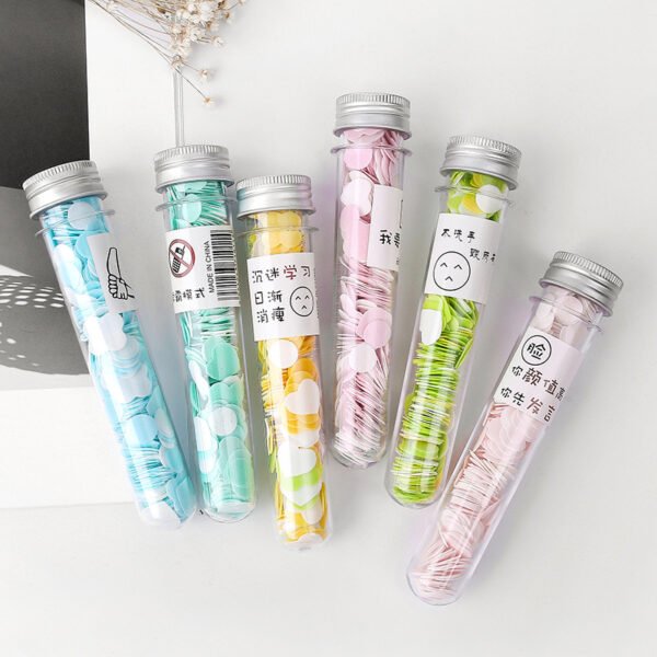 Silver Cap Flower Paper Soap Fragrant Tube Packing Random Color