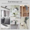 Microfiber Duster with Extension Pole for Ceiling Fan and High Ceiling Cleaning