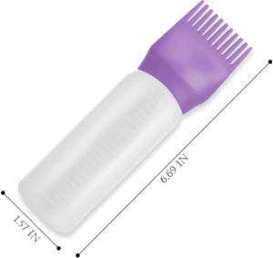 Oil Comb Bottle Hair Oil Applicator with Comb Tip