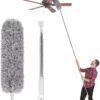 Microfiber Duster with Extension Pole for Ceiling Fan and High Ceiling Cleaning