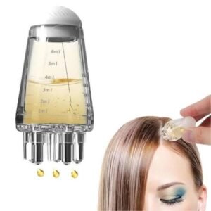 Portable Scalp Oil Applicator 6ML Precision Hair Oil Bottle